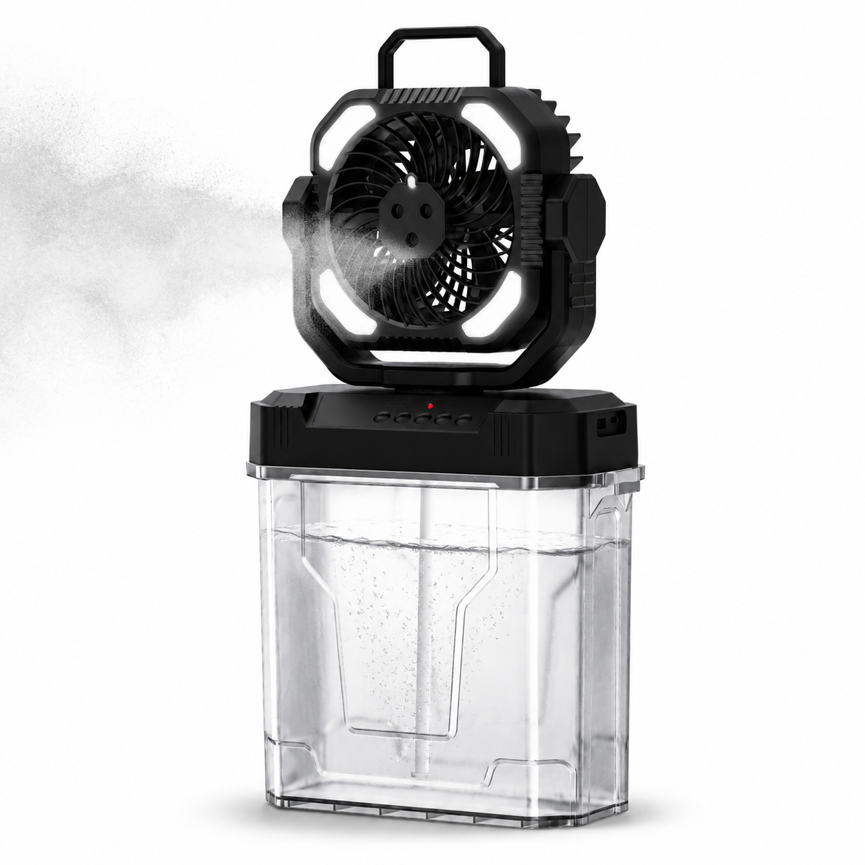 Portable Ice-Water Misting Air Cooler Fan for Camping