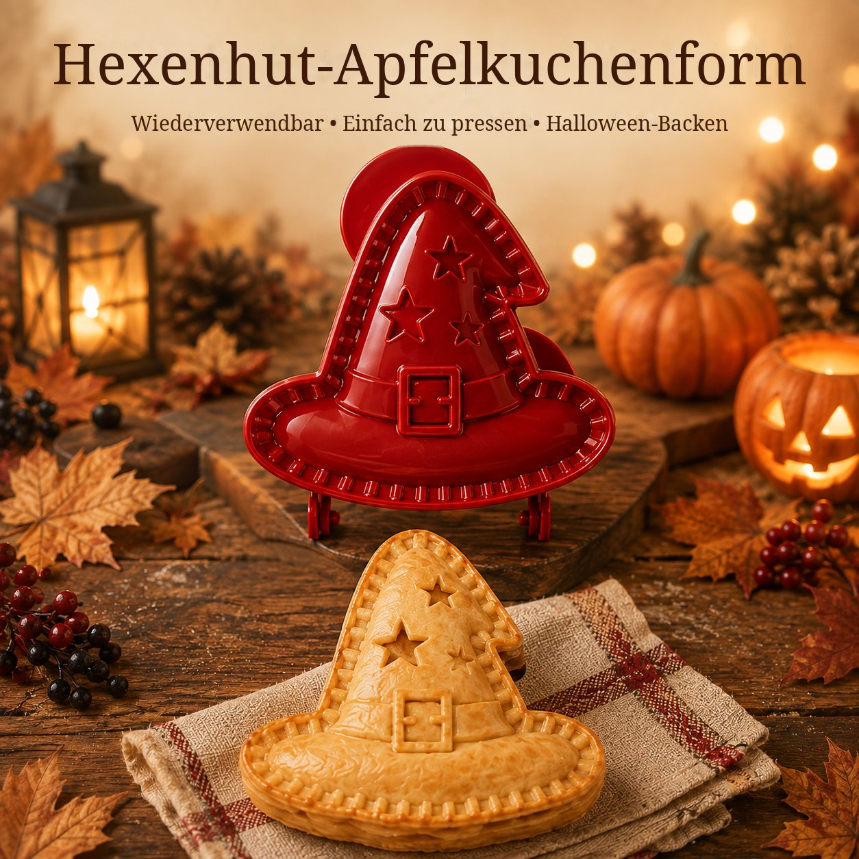 🎃 Halloween-Mini-Pastetenformen-Set – 8 gruselige Designs für einfaches, festliches Backen