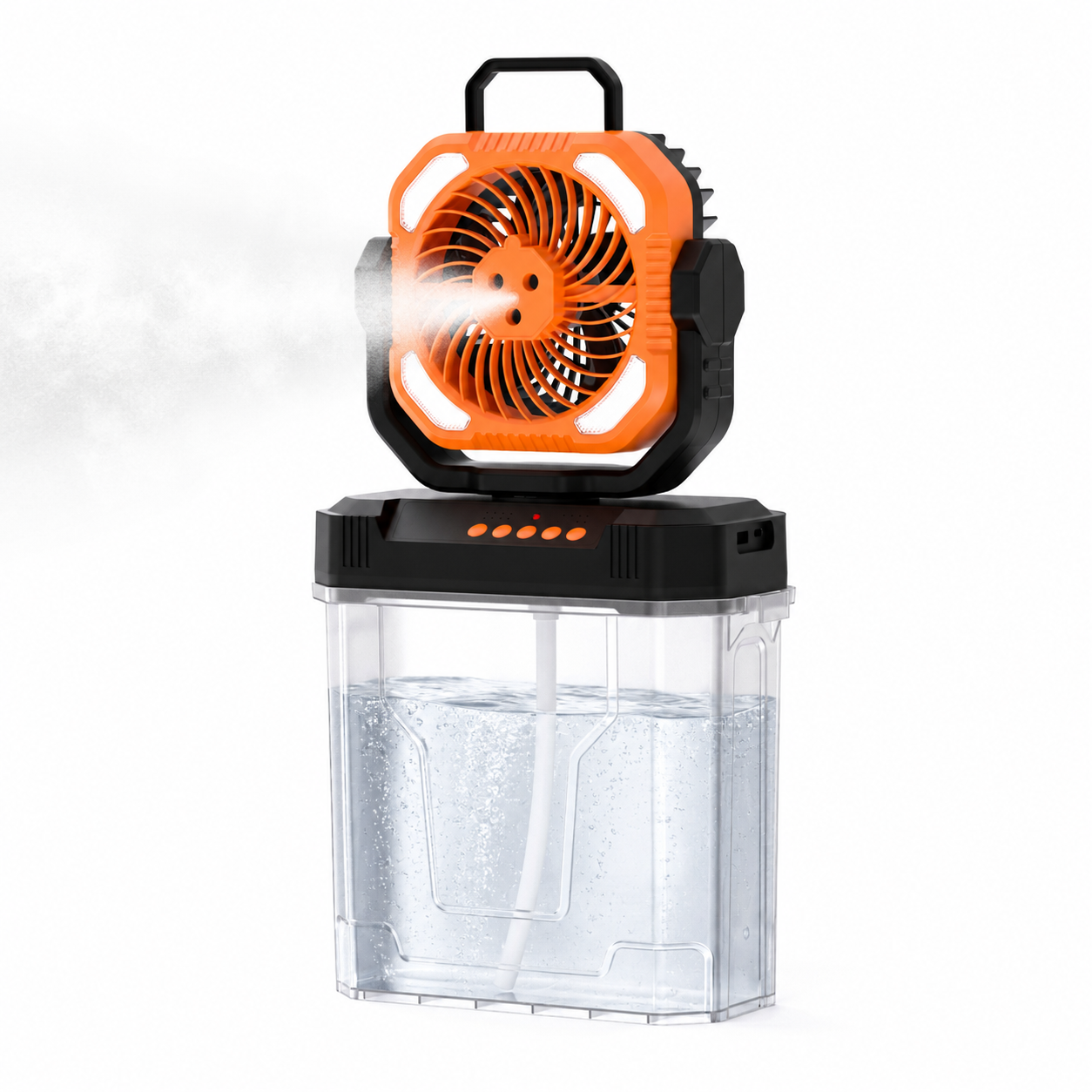 Portable Ice-Water Misting Air Cooler Fan for Camping