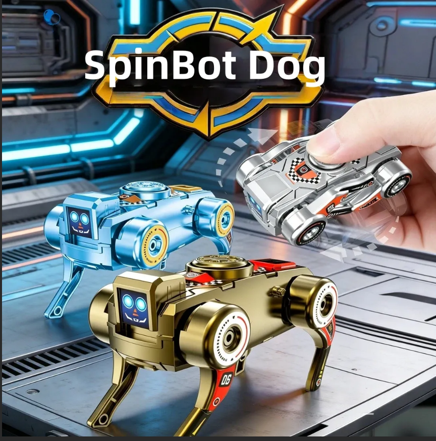 Rotating Mechanical Deforming Dog🤖