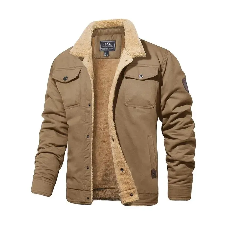 Men’s Sherpa-Lined Winter Jacket – Built for Warmth. Made for Adventure. 🔥 50% OFF Today Only!