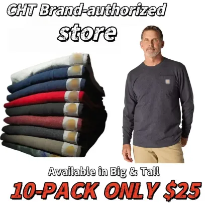 CHT Men's K87&K126 Workwear Loose Fit Heavyweight Short-Sleeve Pocket T-Shirt
