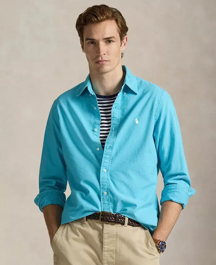 ⚡24-HOUR FLASH SALE 🔥16-PACK ONLY $32 - Men's Garment-Dyed Oxford Shirt