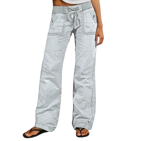 Women's High Stretch Mid Rise Straight Pants