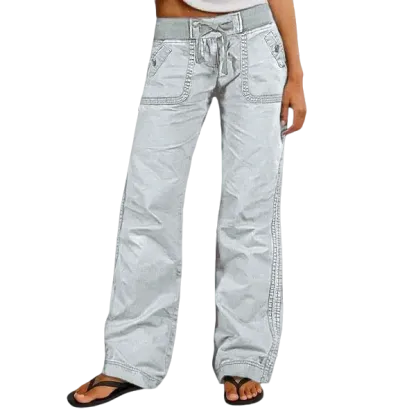 Women's High Stretch Mid Rise Straight Pants