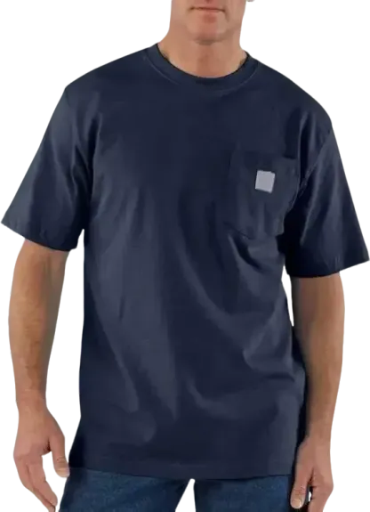 CHT Men's K87&K126 Workwear Loose Fit Heavyweight Short-Sleeve Pocket T-Shirt