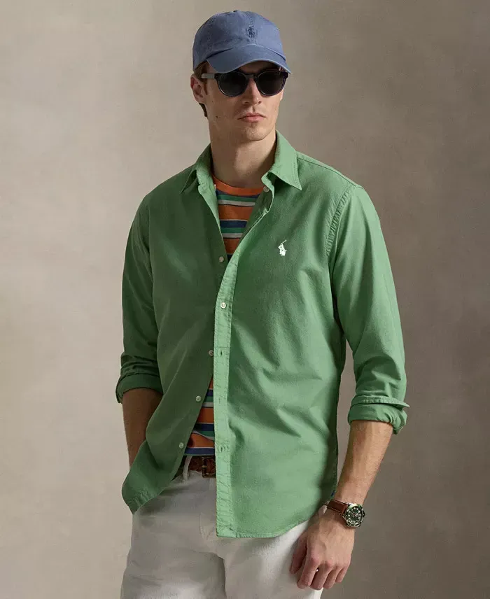 ⚡24-HOUR FLASH SALE 🔥16-PACK ONLY $32 - Men's Garment-Dyed Oxford Shirt