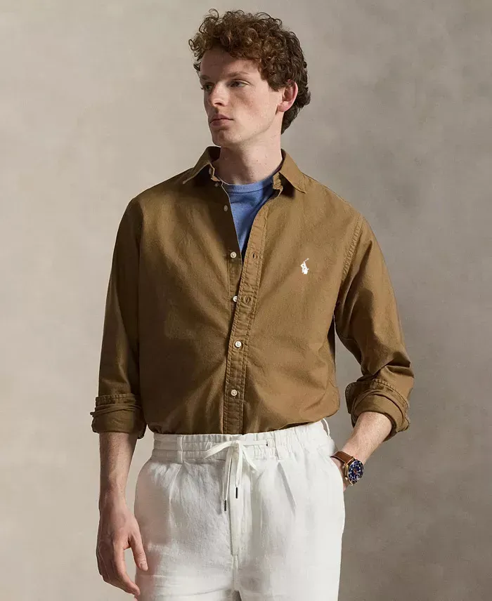 ⚡24-HOUR FLASH SALE 🔥16-PACK ONLY $32 - Men's Garment-Dyed Oxford Shirt