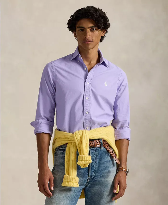 ⚡24-HOUR FLASH SALE 🔥16-PACK ONLY $32 - Men's Garment-Dyed Oxford Shirt