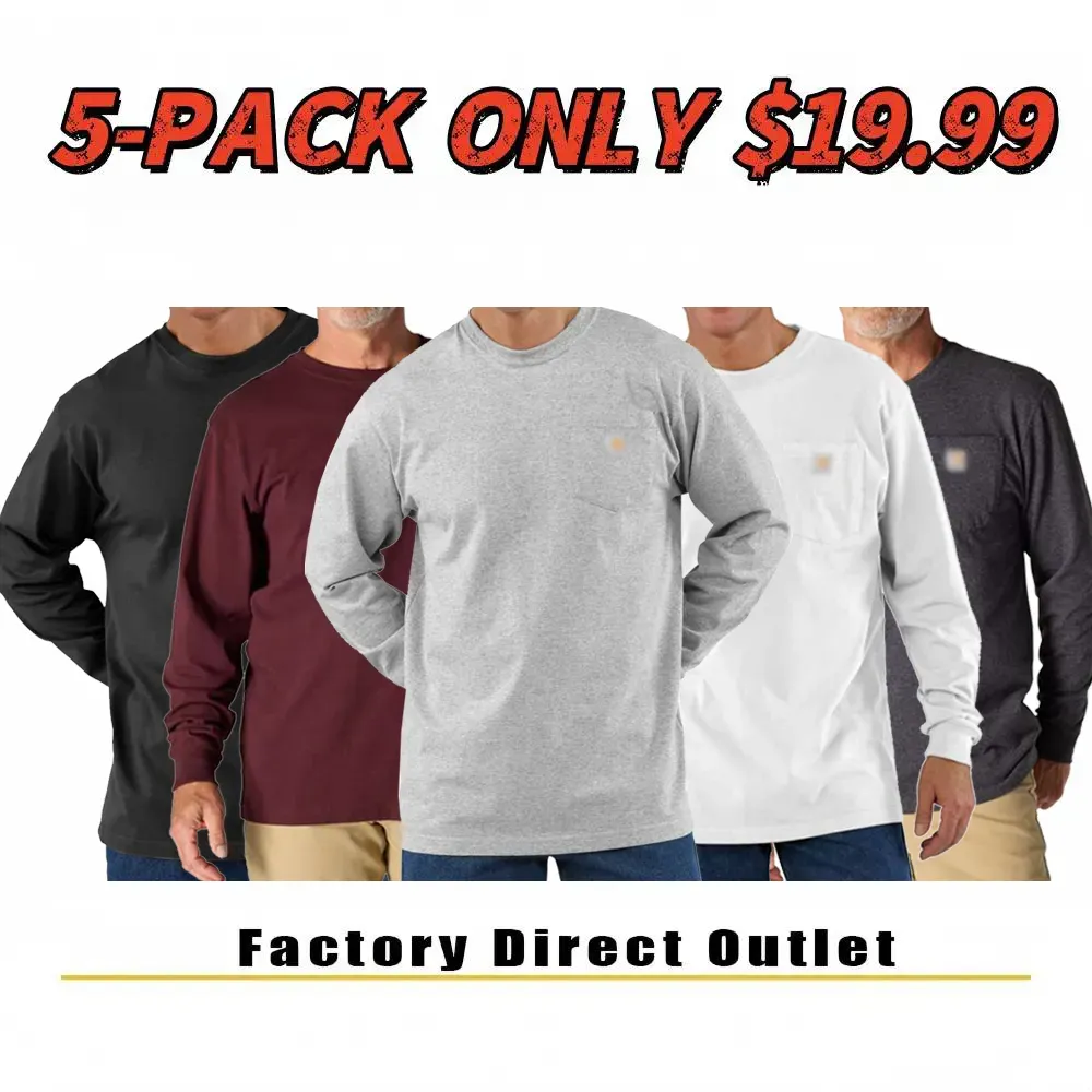 CHT Men's K87&K126 Workwear Loose Fit Heavyweight Short-Sleeve Pocket T-Shirt