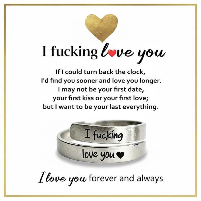 I F♡cking Love You Ring