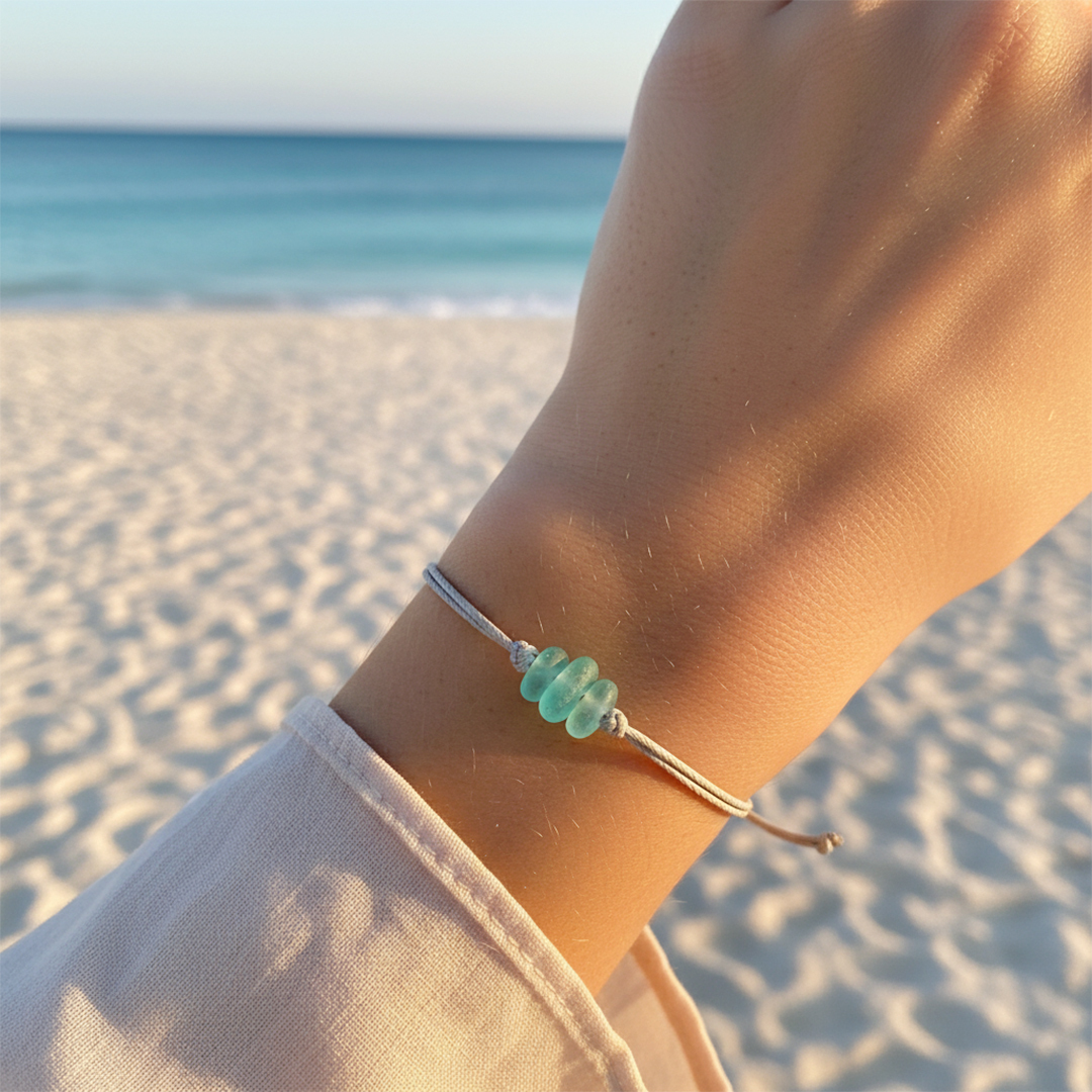 Soul Sister Sea Glass Set Bracelet