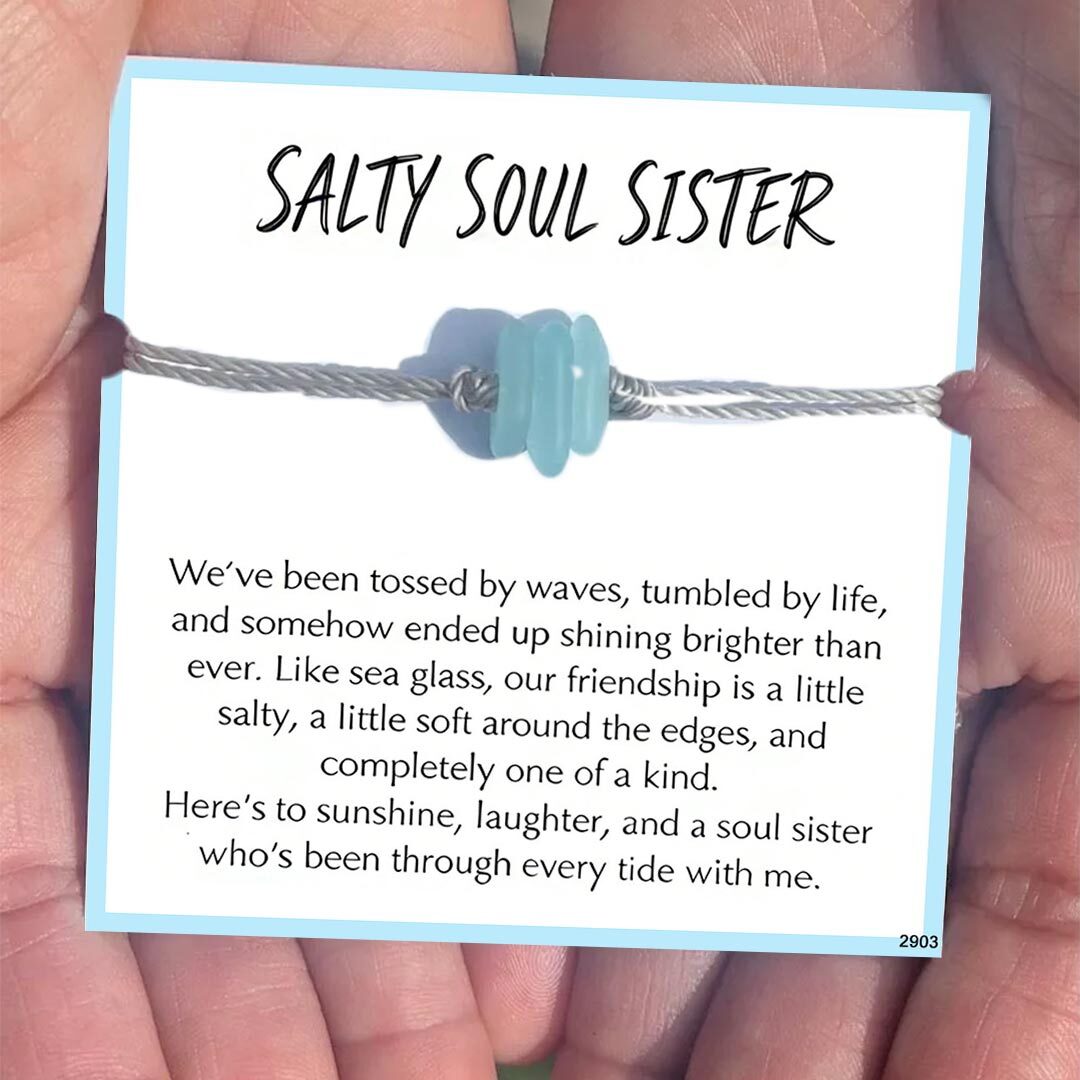 Soul Sister Sea Glass Set Bracelet