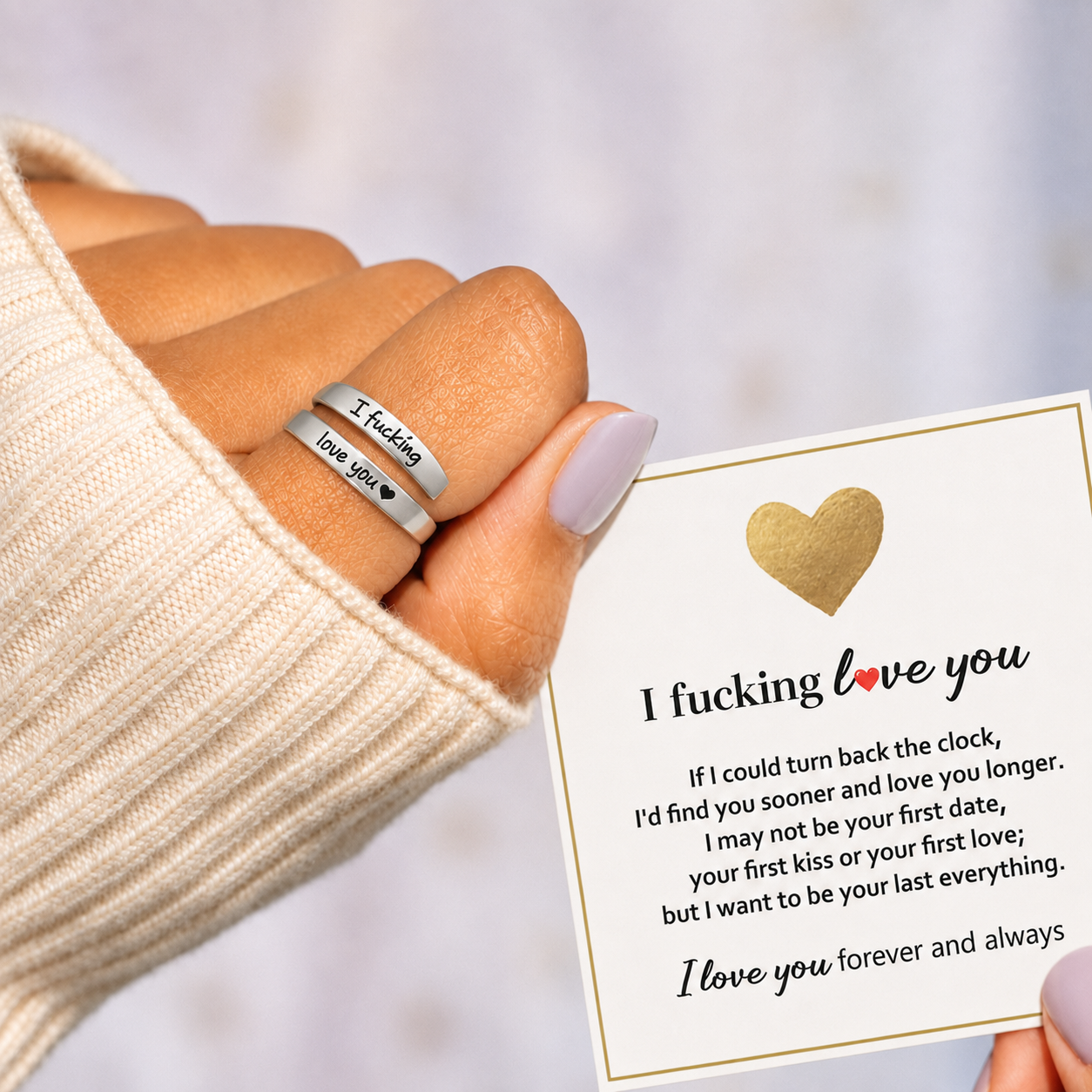 I F♡cking Love You Ring