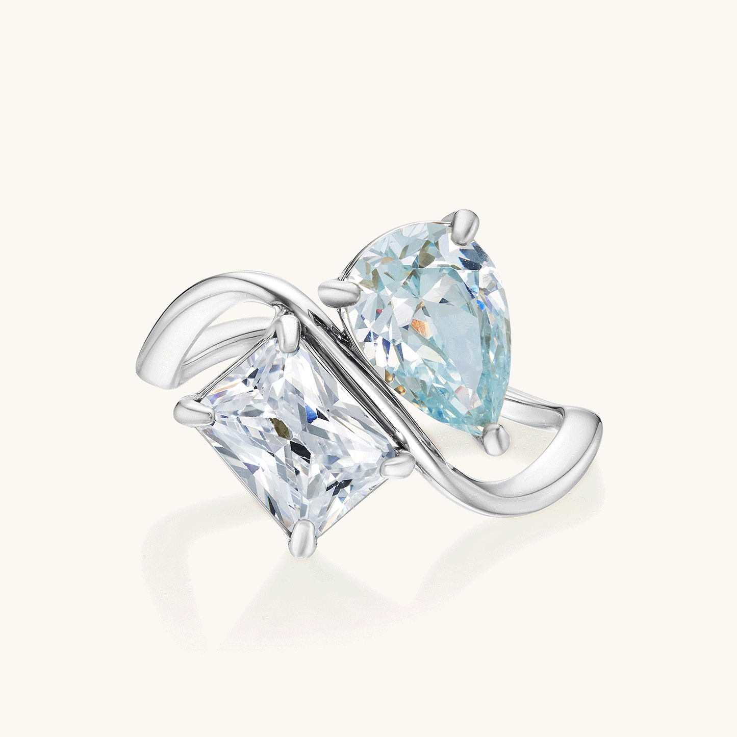 Final Sale🔥-Double Birthstones Infinity Bonds Ring[Last Day!]