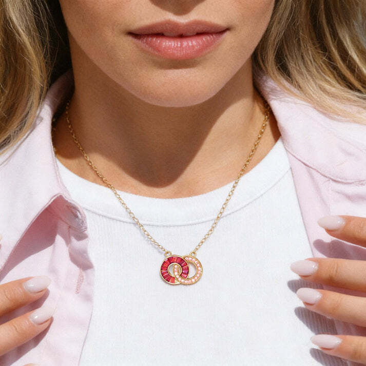 Custom Linking Birthstone Necklace
