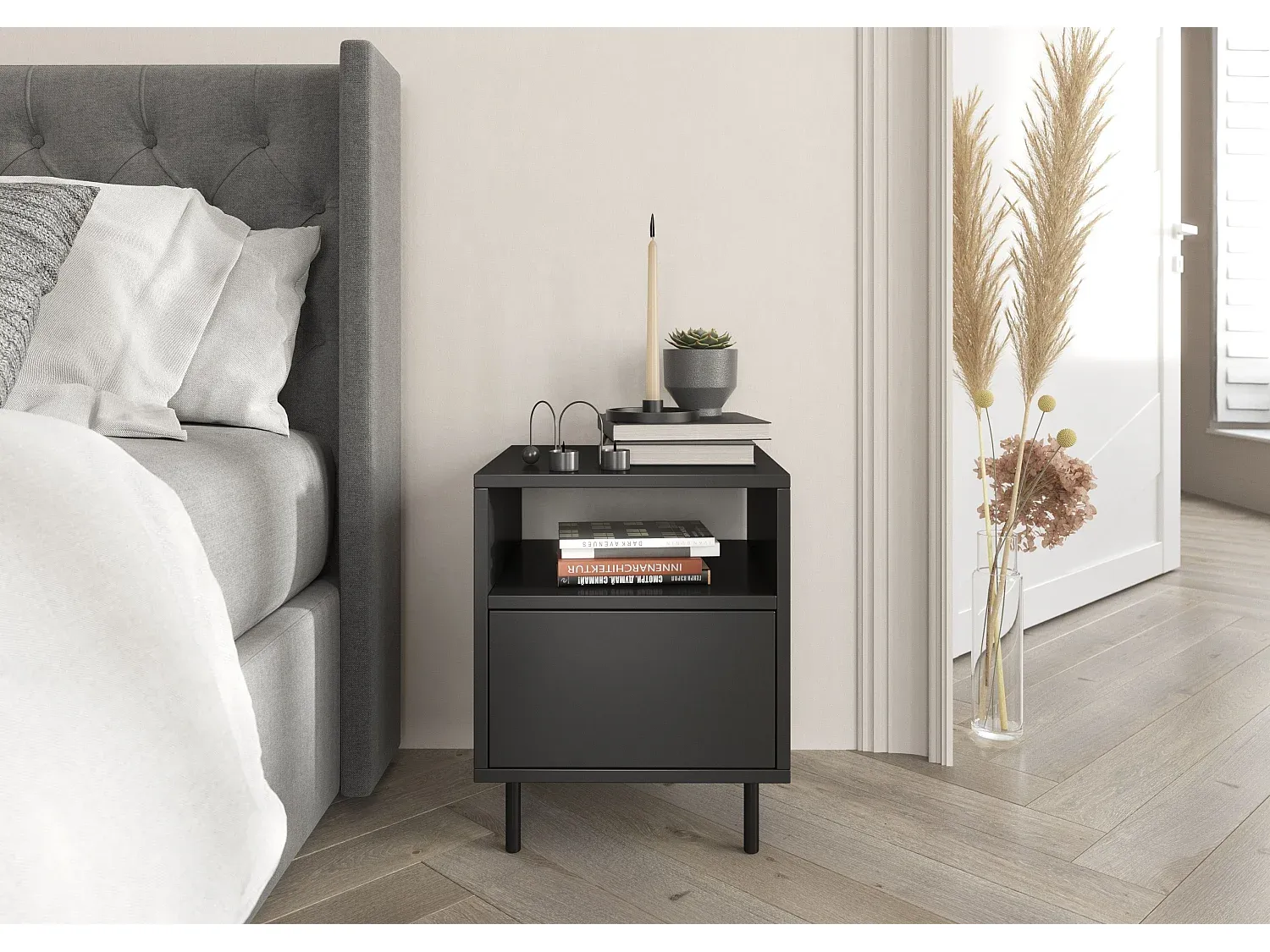 Schlafzimmer,Schlafzimmermöbel,Nachttisch-HOMAVIRO