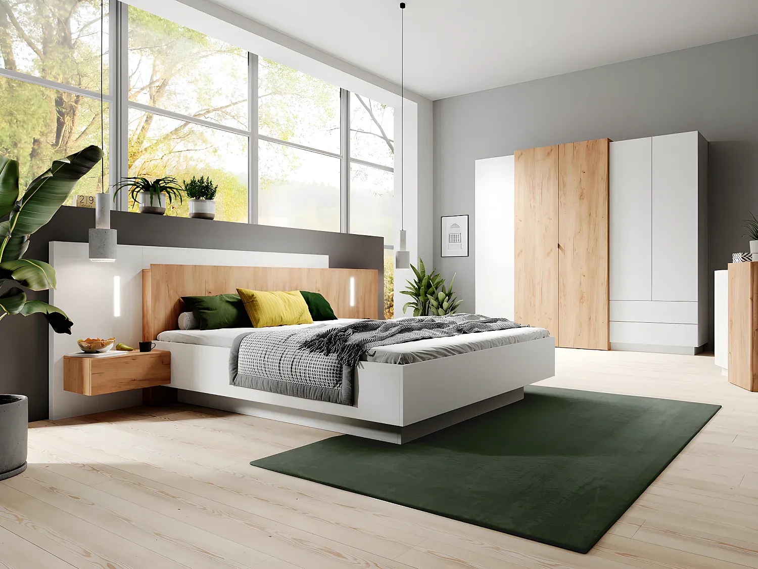 Schlafzimmer,Bereich Bett,Bettrahmen-HOMAVIRO