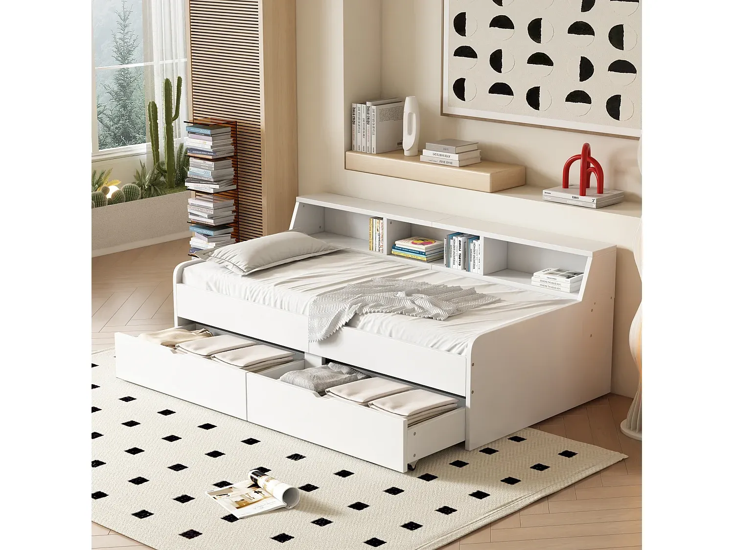 Schlafzimmer,Bereich Bett,Bettrahmen-HOMAVIRO