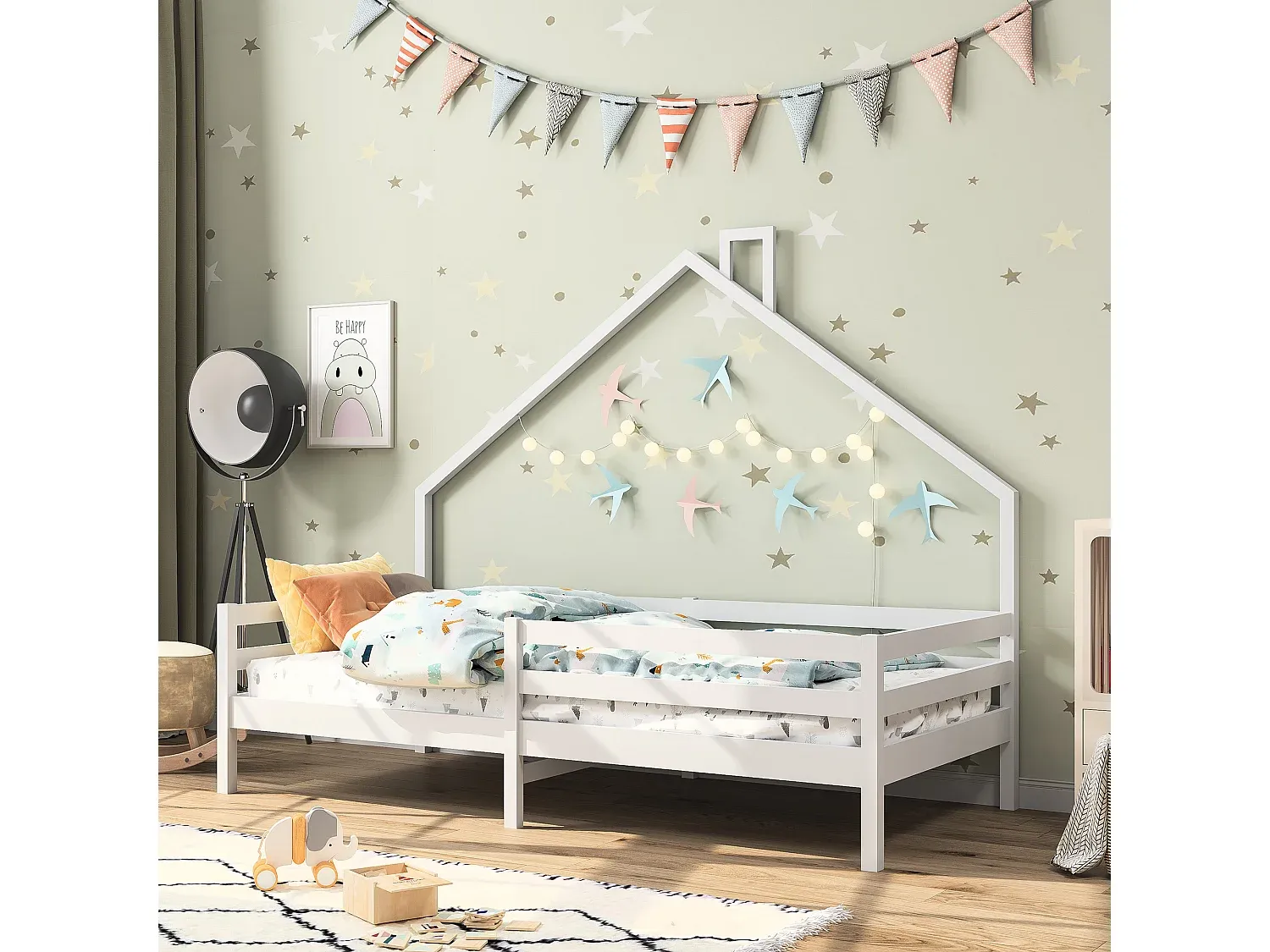Schlafzimmer,Bereich Bett,Hausbett-HOMAVIRO