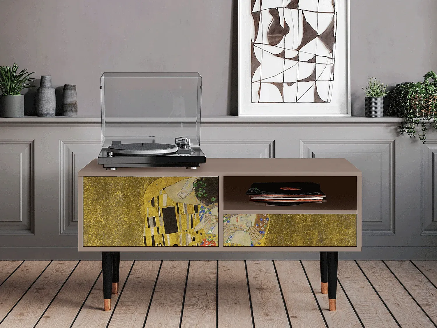 Wohnzimmer und Flur,Wohnzimmermöbel,TV-Board-HOMAVIRO