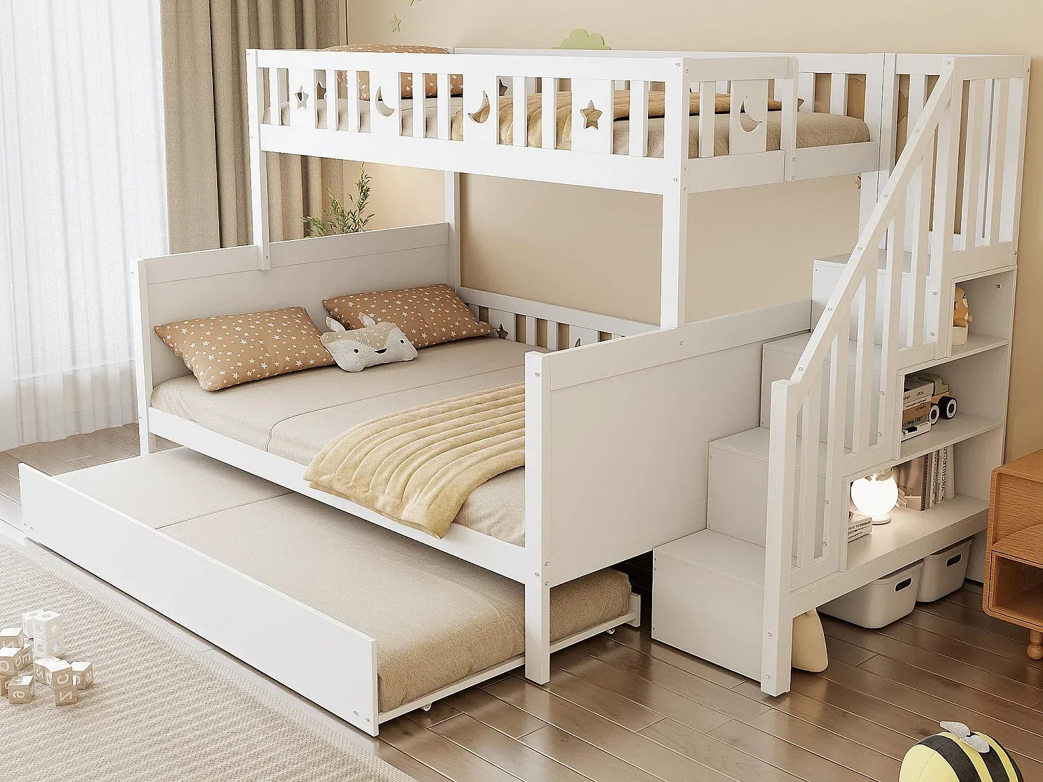 Schlafzimmer,Bereich Bett,Etagenbett-HOMAVIRO