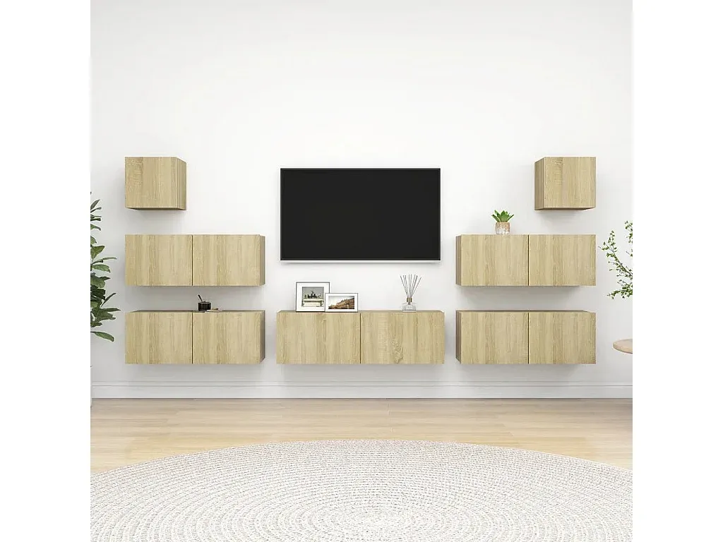 Wohnzimmer und Flur,Wohnzimmermöbel,TV-Board-HOMAVIRO