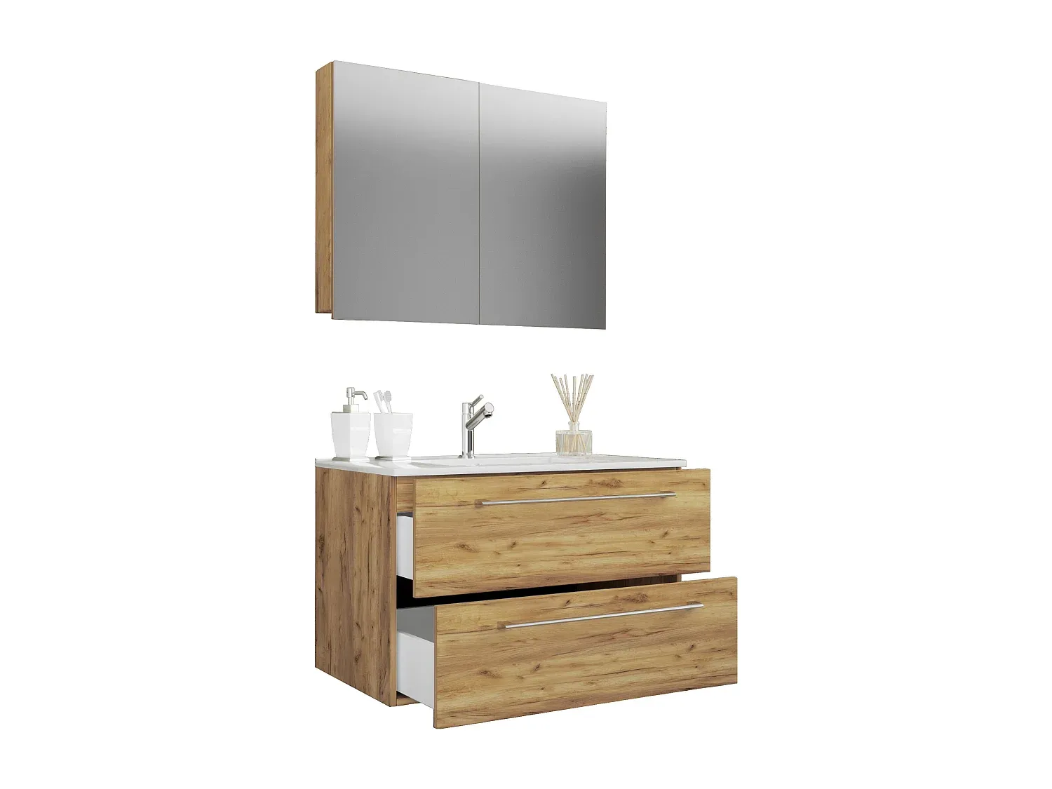 Badezimmer,Bereich Badezimmermöbel,Badezimmer-Set-HOMAVIRO