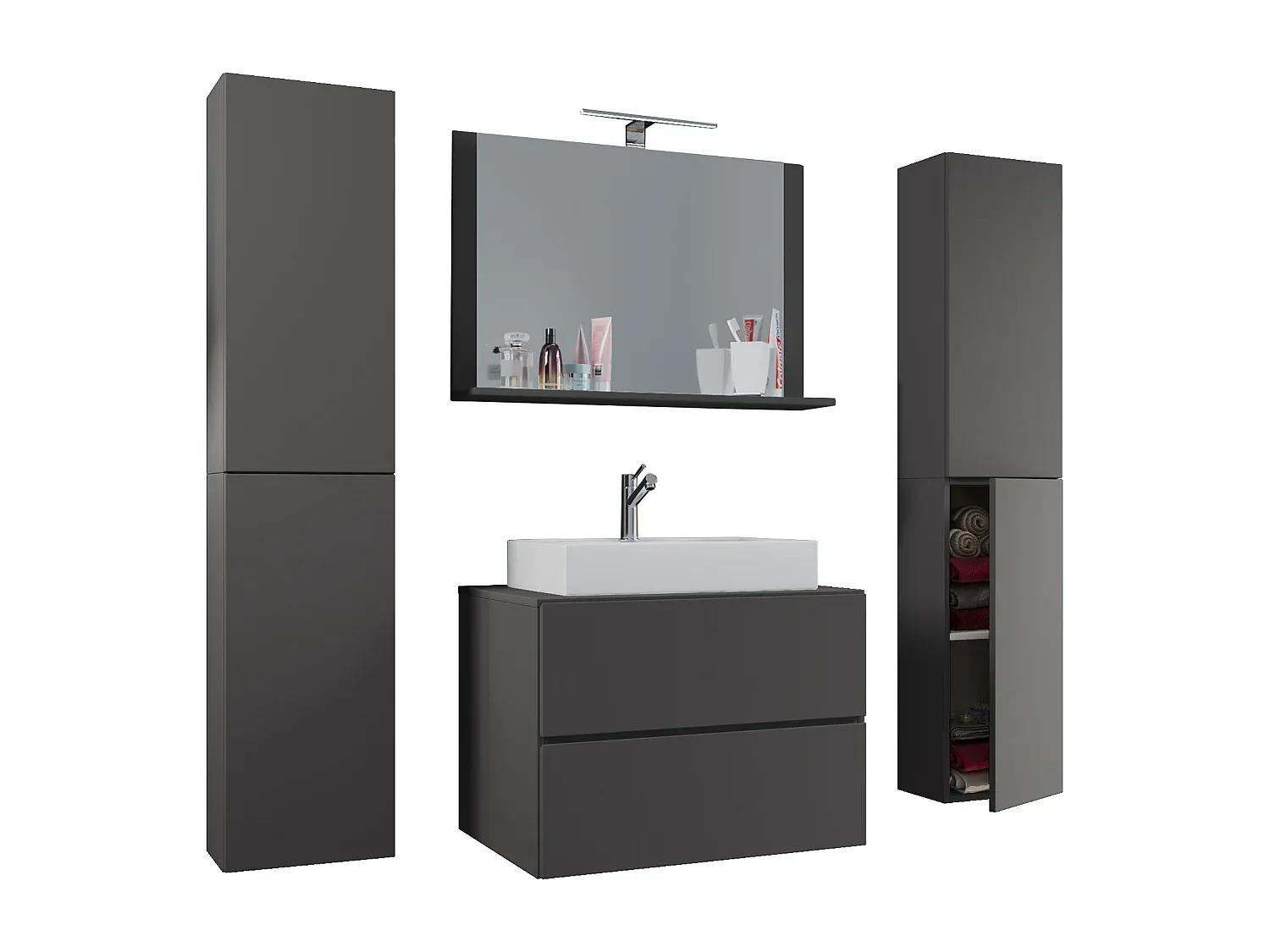 Badezimmer,Bereich Badezimmermöbel,Badezimmer-Set-HOMAVIRO