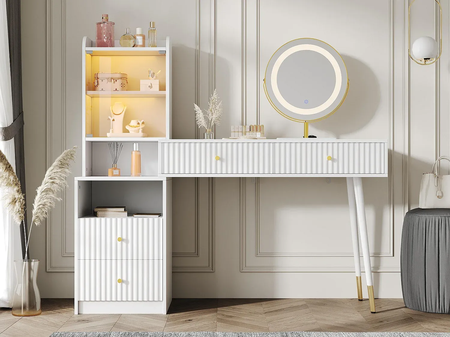Schlafzimmer,Schlafzimmermöbel,Schminktisch-HOMAVIRO