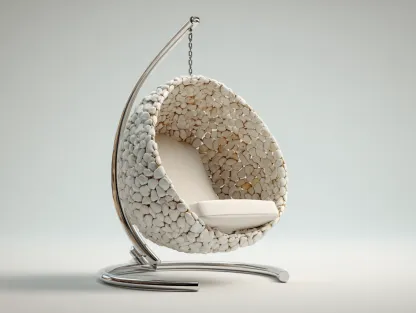 Sillones colgantes acero y resina 105x95x195 cm - blanco - diseño moderno-Naluxhanest