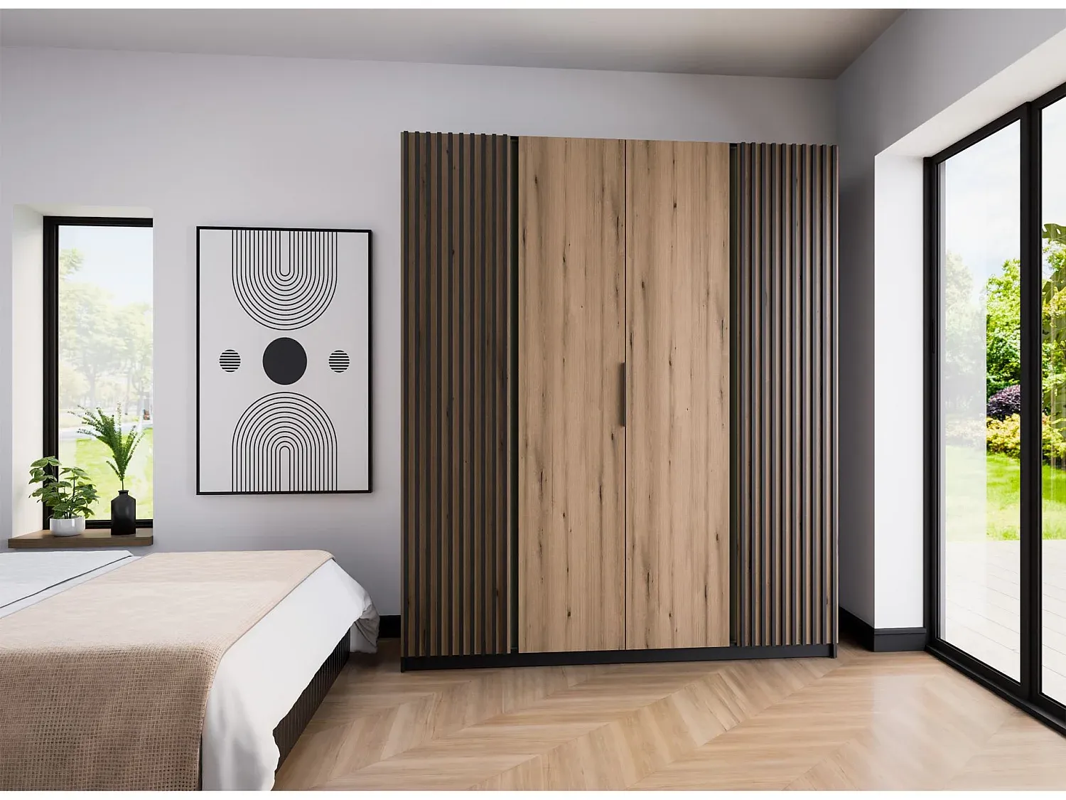 Schlafzimmer,Schlafzimmermöbel,Kleiderschrank-Furniavelo
