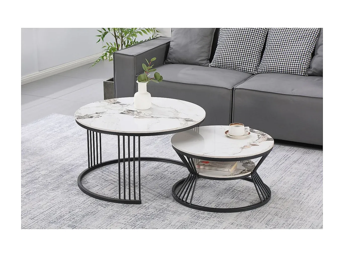 Wohnzimmer und Flur,Wohnzimmermöbel,Couchtisch Set-Furniavelo
