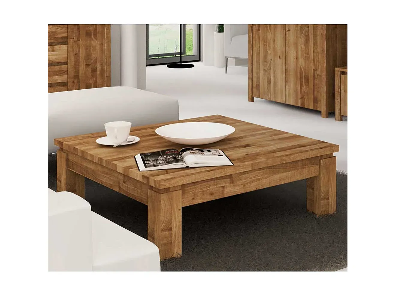 Wohnzimmer und Flur,Wohnzimmermöbel,Couchttisch nicht ausziehbar-Furniavelo
