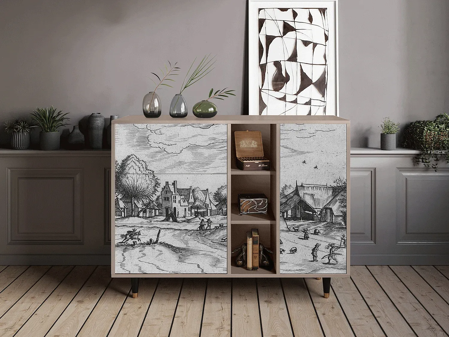 Esszimmer und Küche,Esszimmermöbel,Sideboard-Furniavelo