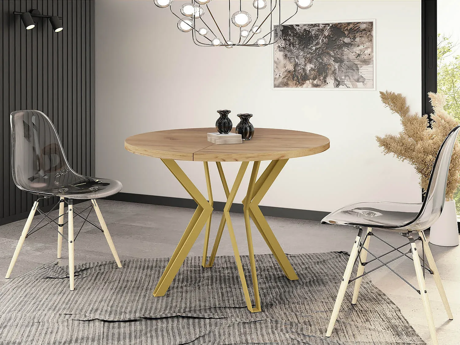 Esszimmer und Küche,Esszimmermöbel,Ausziehbarer Tisch-Furniavelo