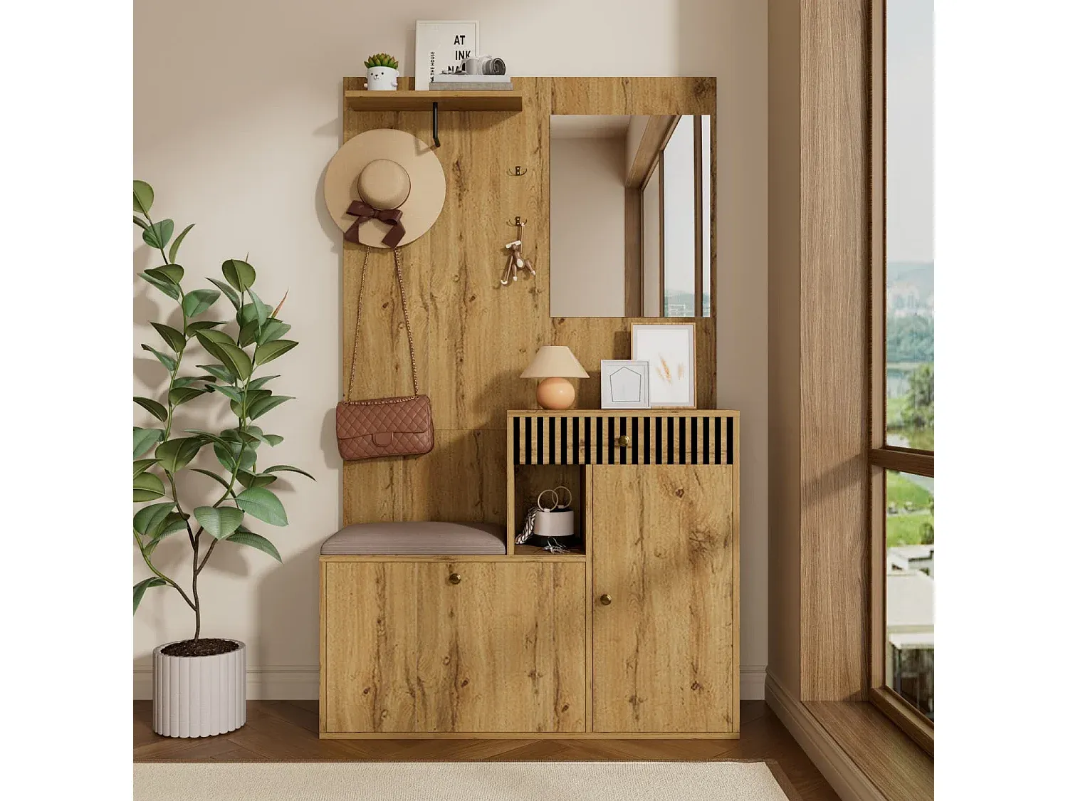 Wohnzimmer und Flur,Bereich Flurmöbel und Ordnungshelfer,Garderobe-Furniavelo
