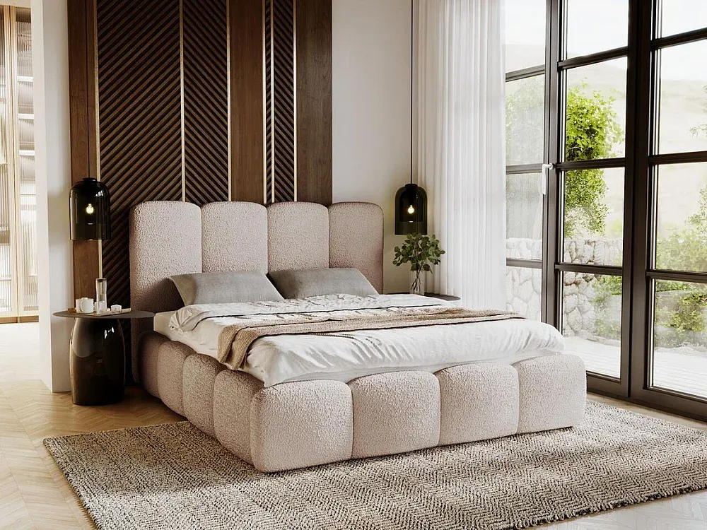 Schlafzimmer,Bereich Bett,Bett mit Bettkasten-Furniavelo