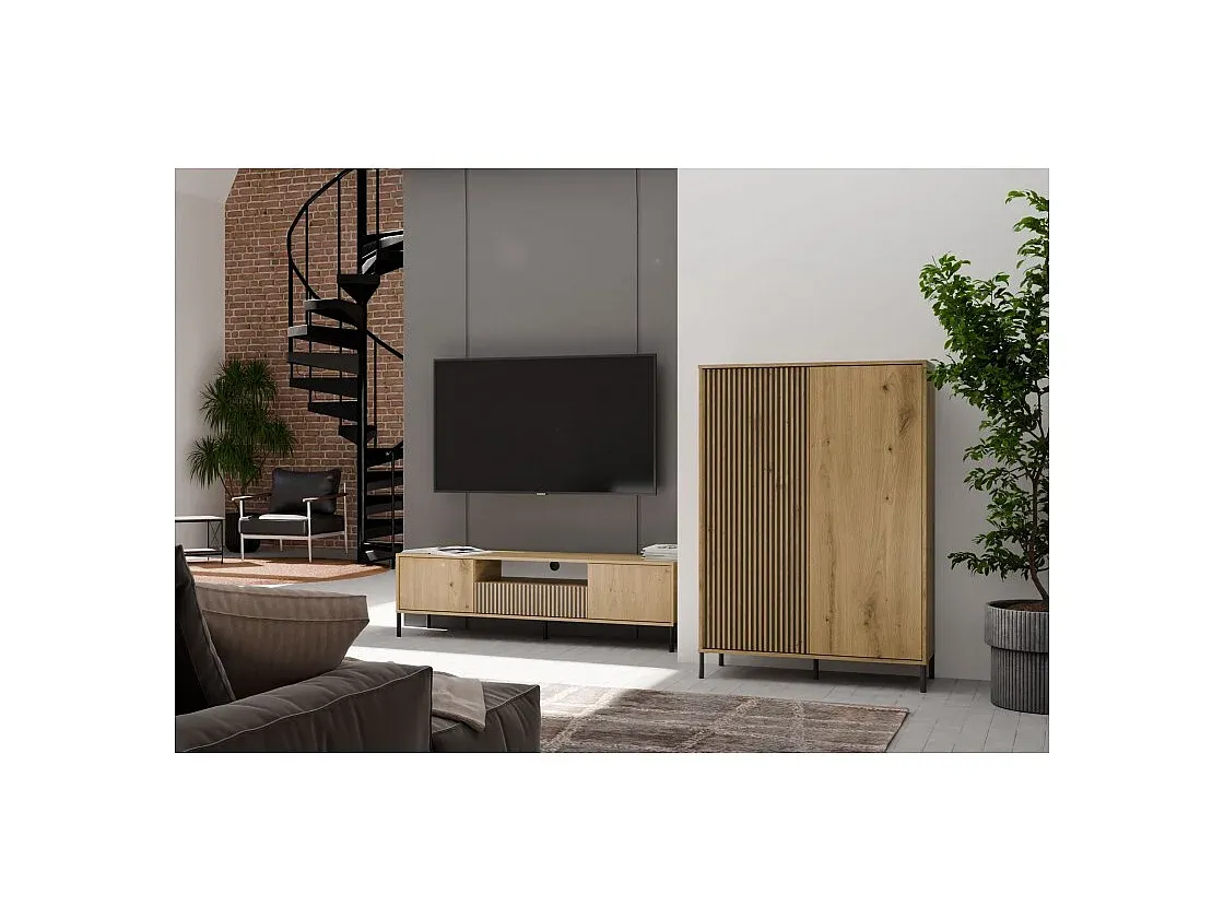 Wohnzimmer und Flur,Wohnzimmermöbel,TV-Board-Furniavelo