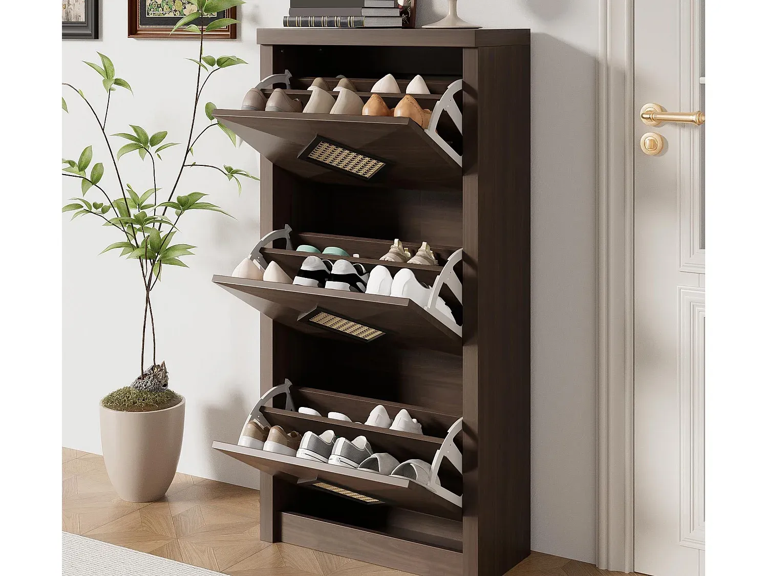 Wohnzimmer und Flur,Bereich Flurmöbel und Ordnungshelfer,Schuhschrank-Furniavelo