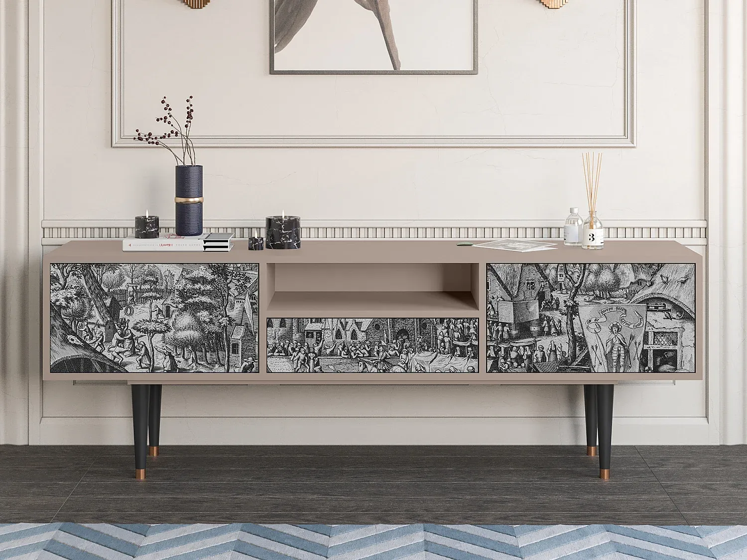 Wohnzimmer und Flur,Wohnzimmermöbel,TV-Board-Homalume