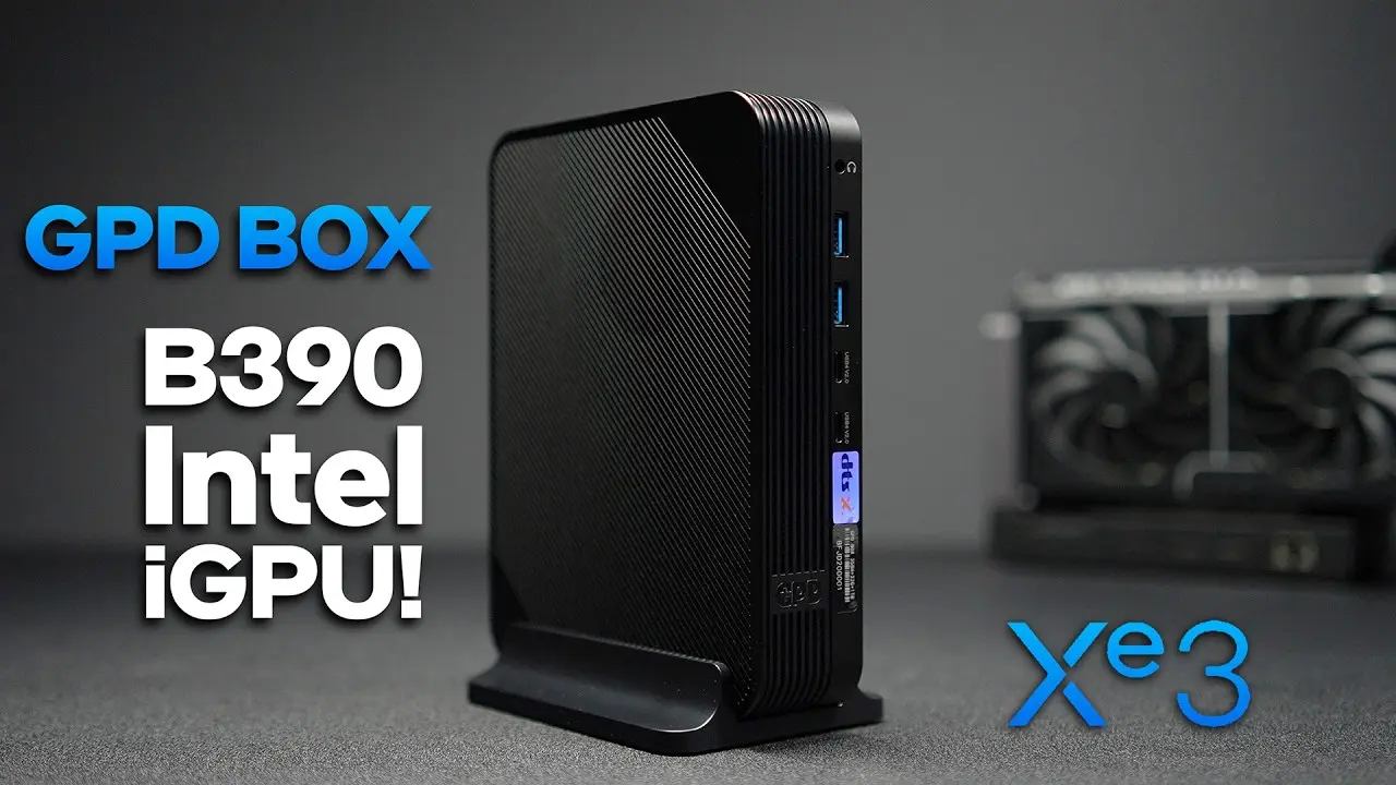 The New GPD Box Has The Most Powerful Intel iGPU! First Look!