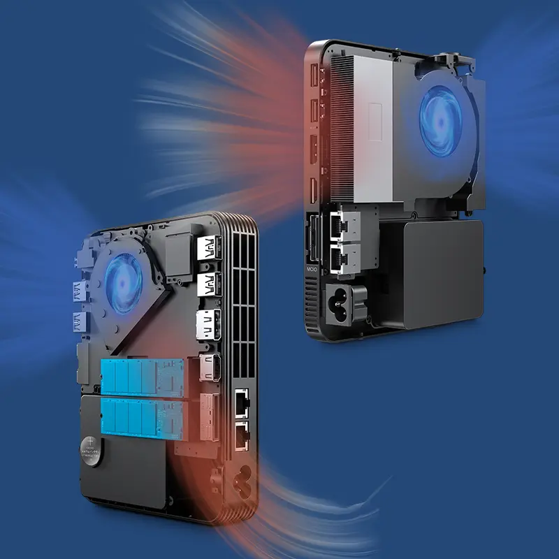 GPD BOX Dual Fan Quad Heatpipe Cooling