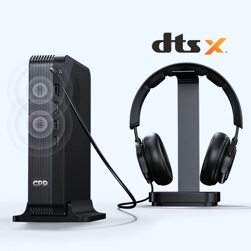GPD BOX Built-in Stereo Speakers Microphone