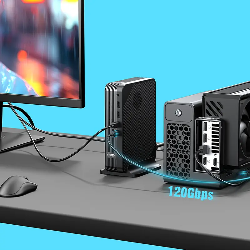GPD BOX Dual USB4 v2.0 80Gbps Ports
