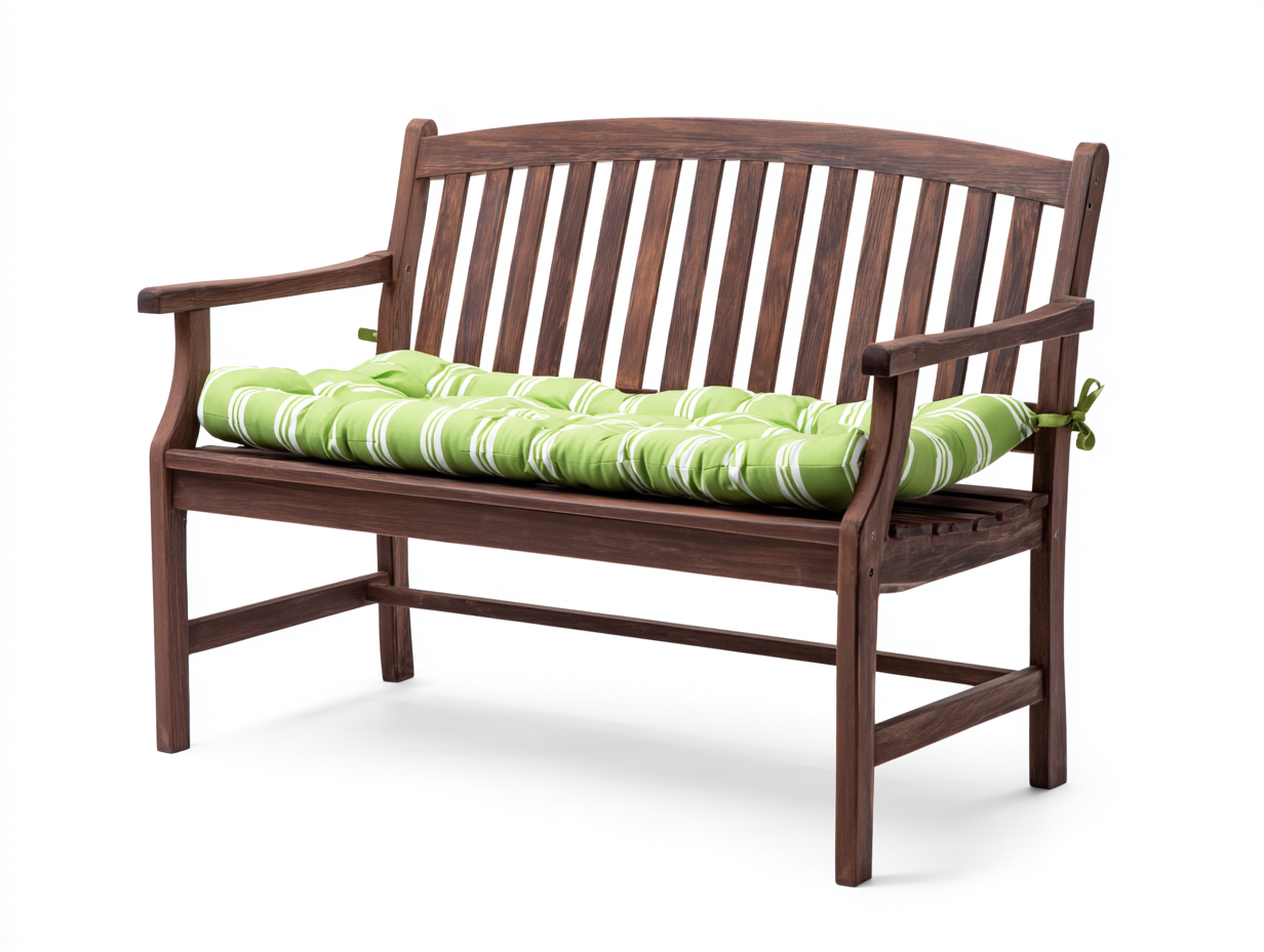 Gartenbank Holz 128x60x89cm Braun Klassisches Design-Vanaadecor