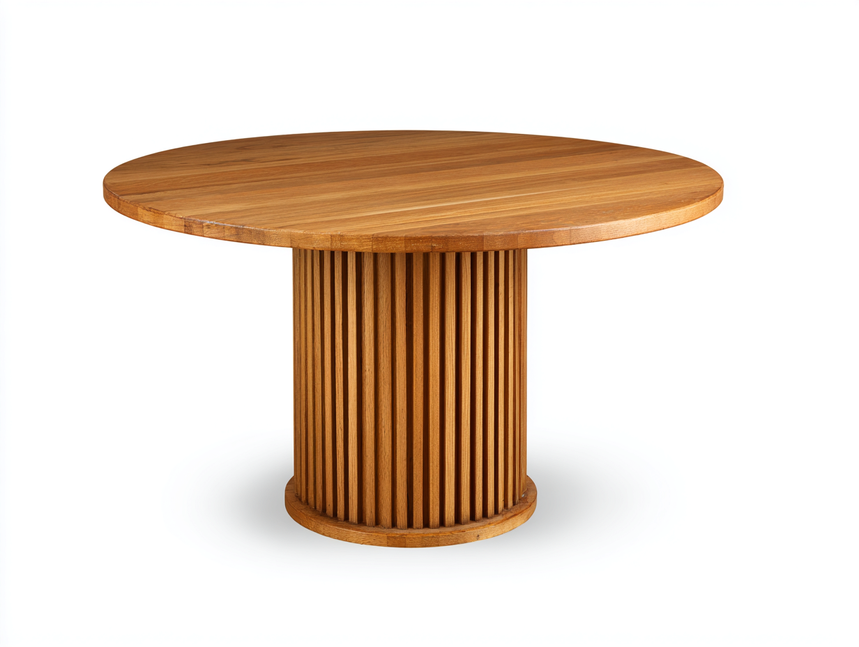 Gartentisch Holz 120x120x75 cm - Natur - modernes Design-Voroohaus