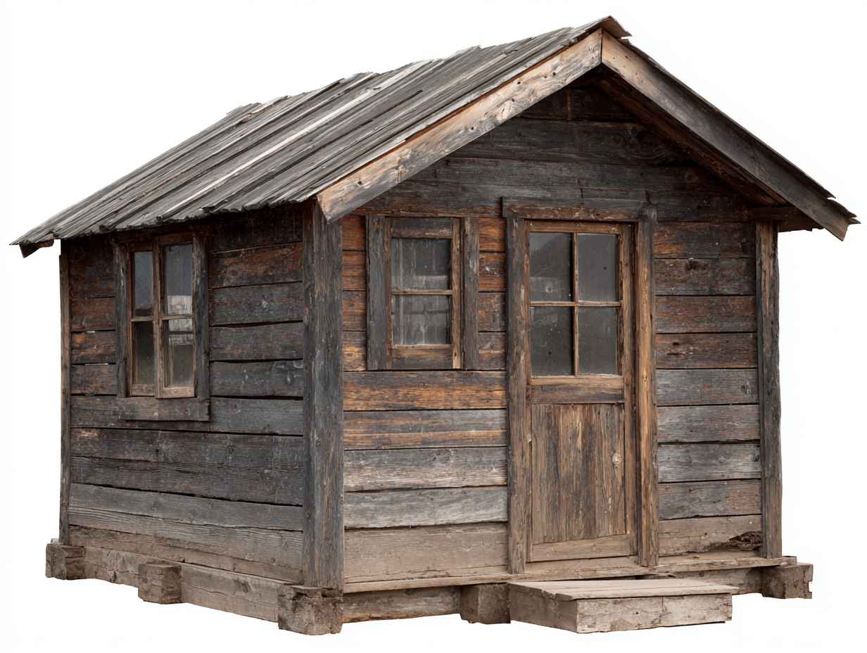 Gartenhäuser Holz 260x200x235 cm - Braun - Rustikales Design-Ziriroom