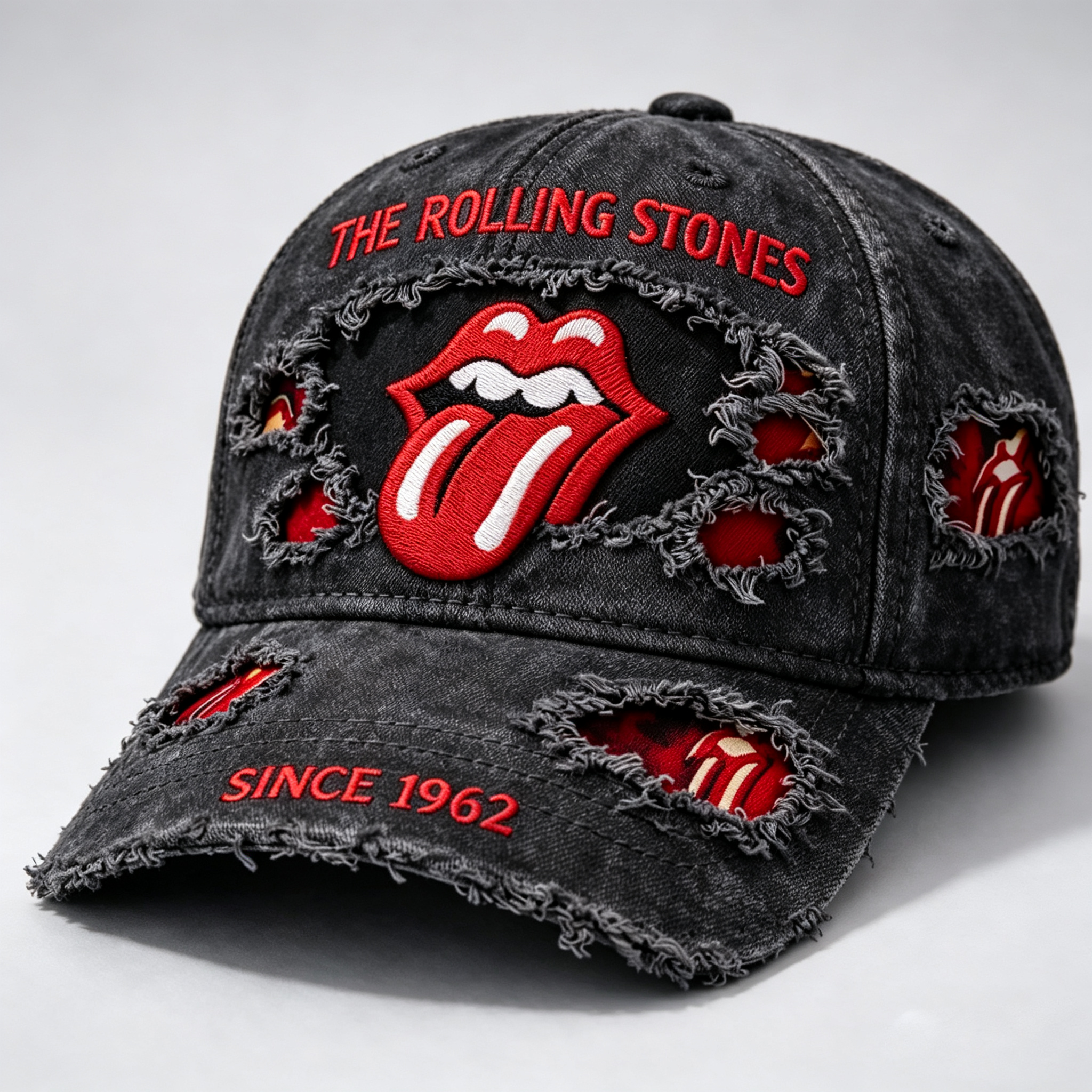 Women's Casual British Rock Band Print Baseball Cap