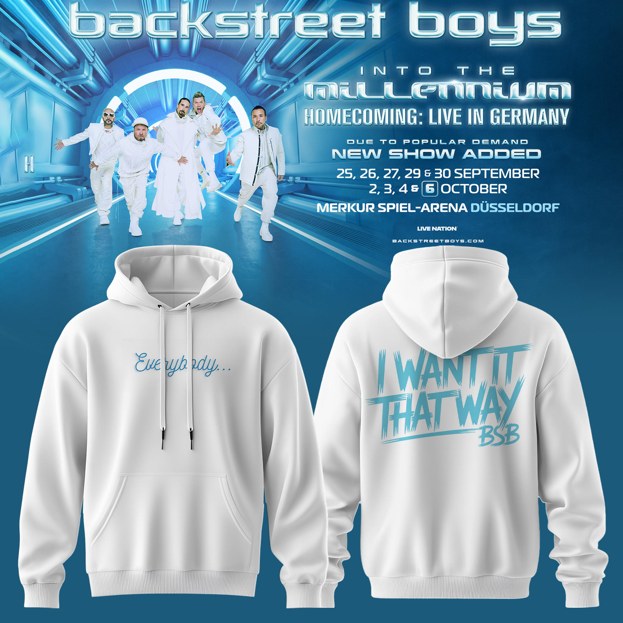 Backstreet Boys: Into The Millennium – Homecoming: Live in Germany Limited Hoodie